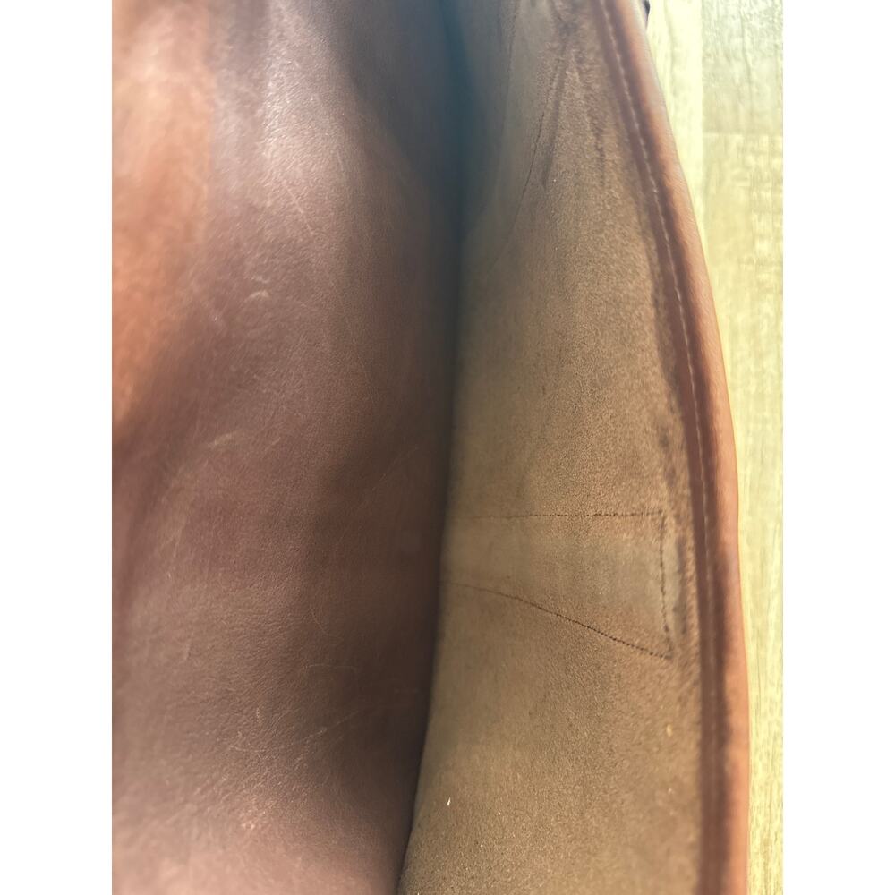 Vintage 1980s Coach Embassy Laptop Briefcase in Tabac Made in USA - Picture 8 of 10